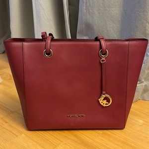 Micheal Kors Burgundy Tote